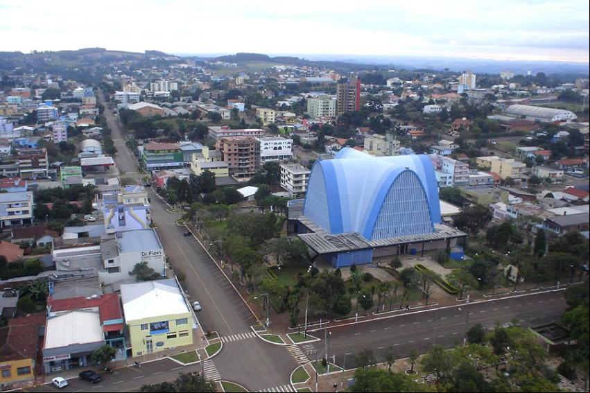 Panoramica do Centro e Igreja matriz - Foto: Eduardo Salles (Licen